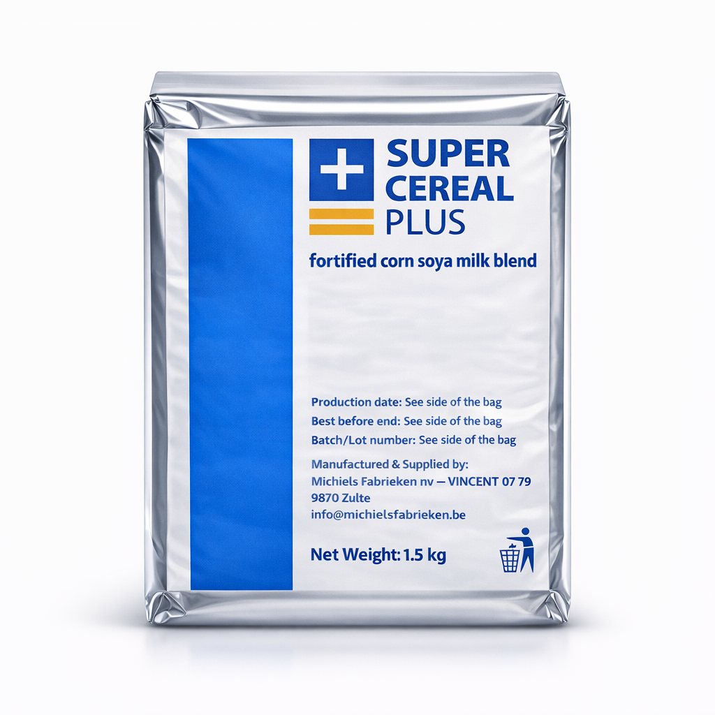 Super Cereal Plus Fortified Nutrition Cereal | Corn & Soya Milk Blend | Instant Healthy Breakfast Meal | Vitamin & Mineral Daily Energy Support | For Children & Adults | 1.5 kg