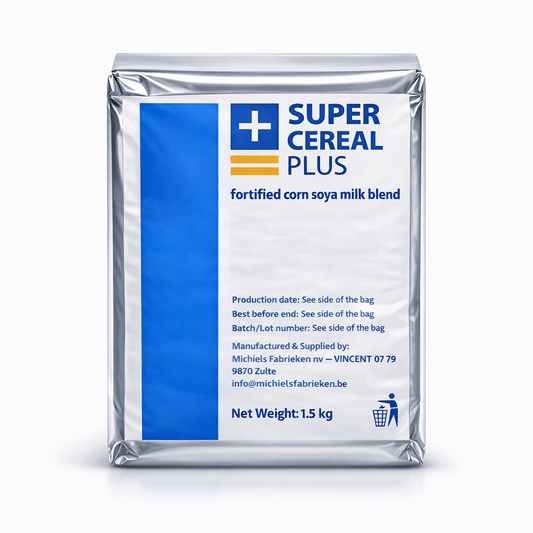 Super Cereal Plus Fortified Nutrition Cereal | Corn & Soya Milk Blend | Instant Healthy Breakfast Meal | Vitamin & Mineral Daily Energy Support | For Children & Adults | 1.5 kg