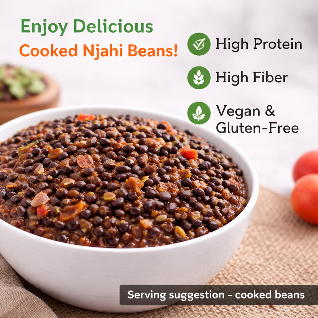 Simba Kenyan Black Beans (Njahi Beans), 2 lb – Dried, Vegan, Gluten-Free