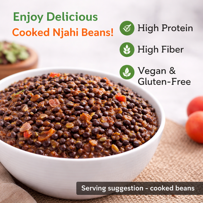 Simba Kenyan Black Beans (Njahi Beans), 2 lb – Dried, Vegan, Gluten-Free