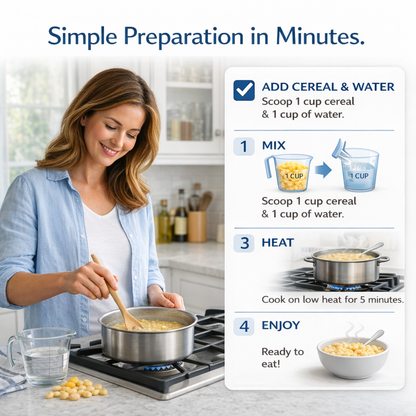 Super Cereal Plus Fortified Nutrition Cereal | Corn & Soya Milk Blend | Instant Healthy Breakfast Meal | Vitamin & Mineral Daily Energy Support | For Children & Adults | 1.5 kg