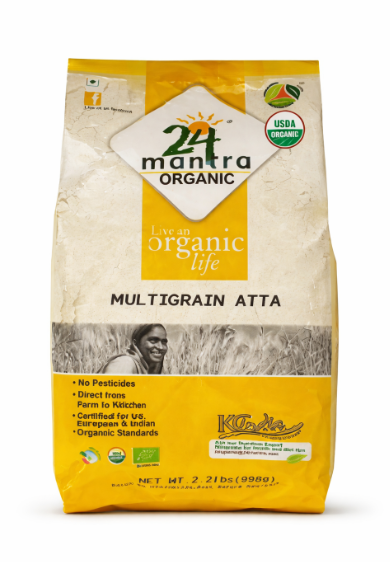 Organic Multigrain Flour (Atta) - 2.2 Lbs