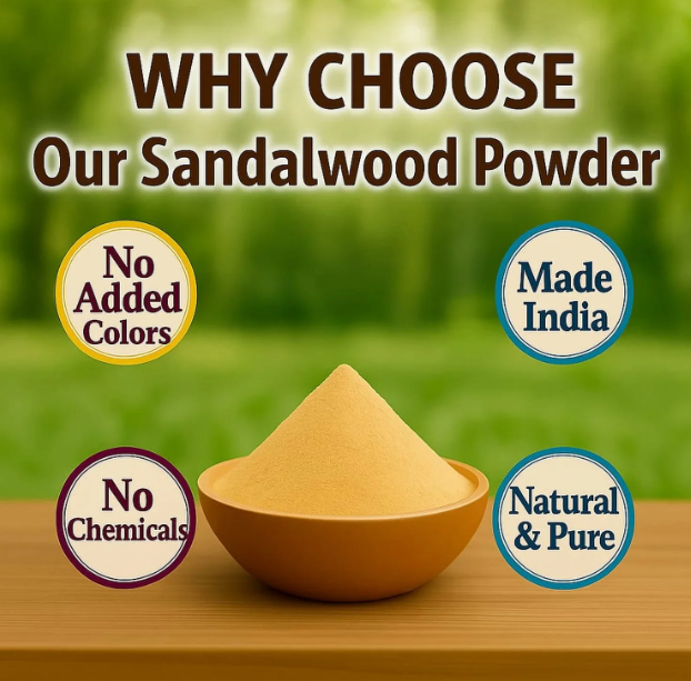 Sandalwood Powder - 15 gram (1/2 Oz)