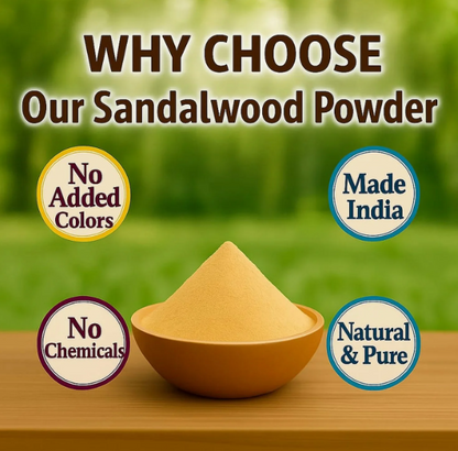 Sandalwood Powder - 15 gram (1/2 Oz)