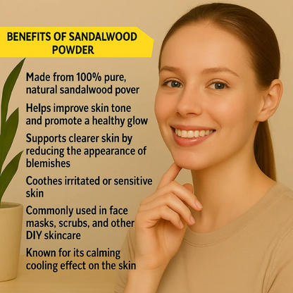 Sandalwood Powder - 15 gram (1/2 Oz)