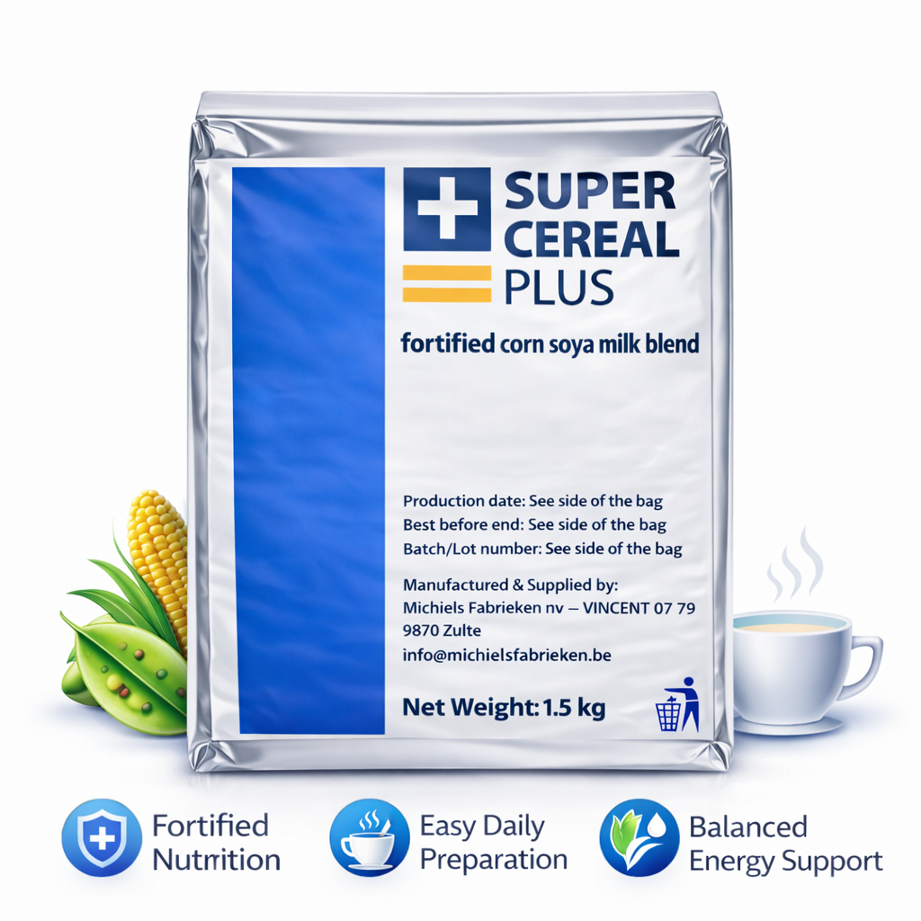 Super Cereal Plus Fortified Nutrition Cereal | Corn & Soya Milk Blend | Instant Healthy Breakfast Meal | Vitamin & Mineral Daily Energy Support | For Children & Adults | 1.5 kg